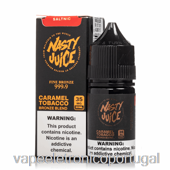 Vape Eletronico Bronze Blend - Sal Desagradável - 30ml 35mg